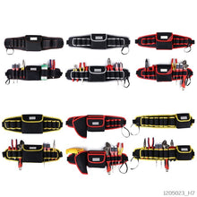 Load image into Gallery viewer, Electrician Drill Tool Bag Waist Pocket Pouch Belt Storage Holder Maintenance Kit