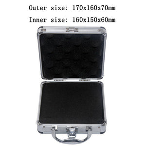 Portable Aluminum Tool Box Safety equipment Toolbox Instrument box Storage Case Suitcase Impact Resistant Case With Sponge