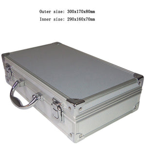 Portable Aluminum Tool Box Safety equipment Toolbox Instrument box Storage Case Suitcase Impact Resistant Case With Sponge