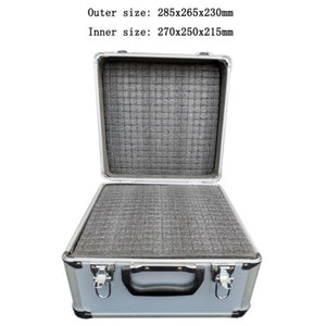 Portable Aluminum Tool Box Safety equipment Toolbox Instrument box Storage Case Suitcase Impact Resistant Case With Sponge