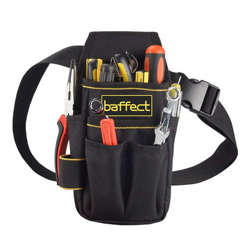 Baffect Tool Bag 600D Oxford Tool Belt for Electrician Technician Waist Pocket Pouch Small Tool Bag With Belt Screwdriver Holder