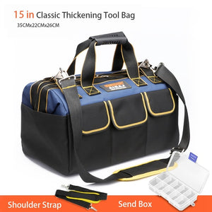 AIRAJ Heightening Large Capacity Tool Bag, Multi-function Electrician Bag, Anti-fall and Wear-resistant Woodworking Bag