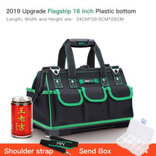Load image into Gallery viewer, AIRAJ Heightening Large Capacity Tool Bag, Multi-function Electrician Bag, Anti-fall and Wear-resistant Woodworking Bag