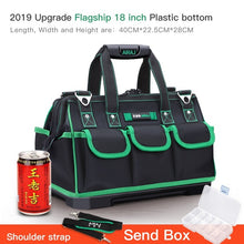 Load image into Gallery viewer, AIRAJ Heightening Large Capacity Tool Bag, Multi-function Electrician Bag, Anti-fall and Wear-resistant Woodworking Bag