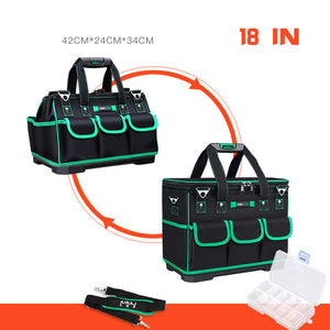 AIRAJ Heightening Large Capacity Tool Bag, Multi-function Electrician Bag, Anti-fall and Wear-resistant Woodworking Bag