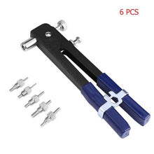 Load image into Gallery viewer, 86pcs Hand Riveter Nut Rivet Gun Kit M3-M8 Manual Threaded Nut Rive Tool Stainless Steel Household Repair Tools