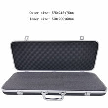 Load image into Gallery viewer, Portable plastic aluminum alloy toolbox Suitcase Impact resistant Safety Instrument case Storage box with Sponge Lining