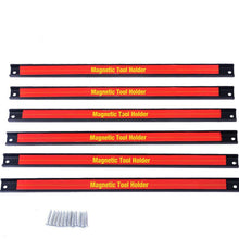 Load image into Gallery viewer, 8&quot; 12&quot; 18&quot; 24&quot; Magnetic Tool Holder Bar Organizer Racks for Connecting Strips Tools in the Garage and Workshop