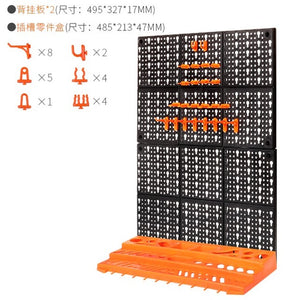 Wall-Mounted Hardware tool Hanging board Parts Storage box Garage Workshop Storage rack Screw wrench classification case