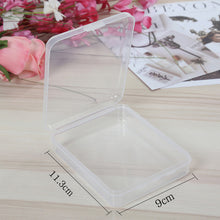 Load image into Gallery viewer, Adjustable Transparent Plastic Storage Box for Terminal Small Component Jewelry Tool Box Bead Pills Organizer Nail Art Tip Case