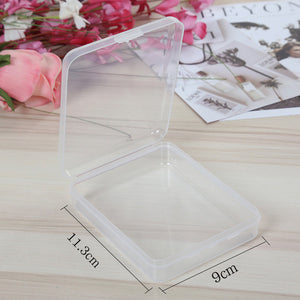 Adjustable Transparent Plastic Storage Box for Terminal Small Component Jewelry Tool Box Bead Pills Organizer Nail Art Tip Case