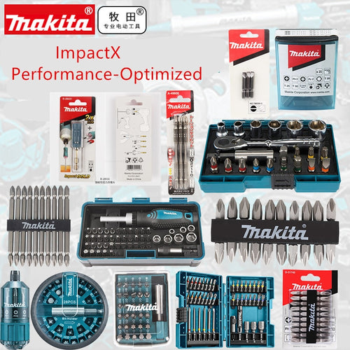 MAKITA  ImpactX Performance-Optimized  Steel Driver Bit Set  Metric Drill Screw Bit Set B-54081 B-36170 B-45412 B-52467 D-58833