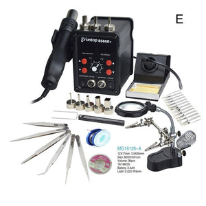 Eruntop 8586D+ Double Digital Display  Electric Soldering Irons +Hot Air Gun Better SMD Rework Station Upgraded 8586 8786 8786D