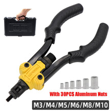 Load image into Gallery viewer, Hand Rivet Nut Gun Insert threaded Mandrels Manual Riveters Nut Gun for Riveting Rivnut Tool M3 M4 M5 M6 M8 M10 Nuts Toolbox