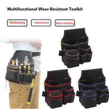 Load image into Gallery viewer, High Quality Hardware Mechanics Canvas Tool Bag Utility Pocket Pouch Utility Bag With Belt