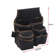 Load image into Gallery viewer, High Quality Hardware Mechanics Canvas Tool Bag Utility Pocket Pouch Utility Bag With Belt