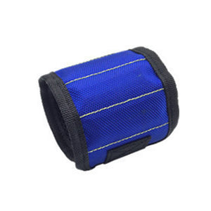 Magnetic Wristband Portable Tool Bag with 3 Magnet Electrician Wrist Tool Belt Screws Nails Drill Bits Bracelet for Repair Tool