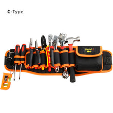 Load image into Gallery viewer, Multi-functional Electrician Tools Bag Waist Pouch Belt Storage Holder Organizer Garden Tool Kits Waist Packs Oxford Cloth