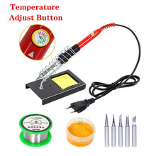 Load image into Gallery viewer, Handskit Temperature Electric Soldering Iron Kit 110V 220V 80W Soldering Iron kit With Multimeter  Welding Tool Kits