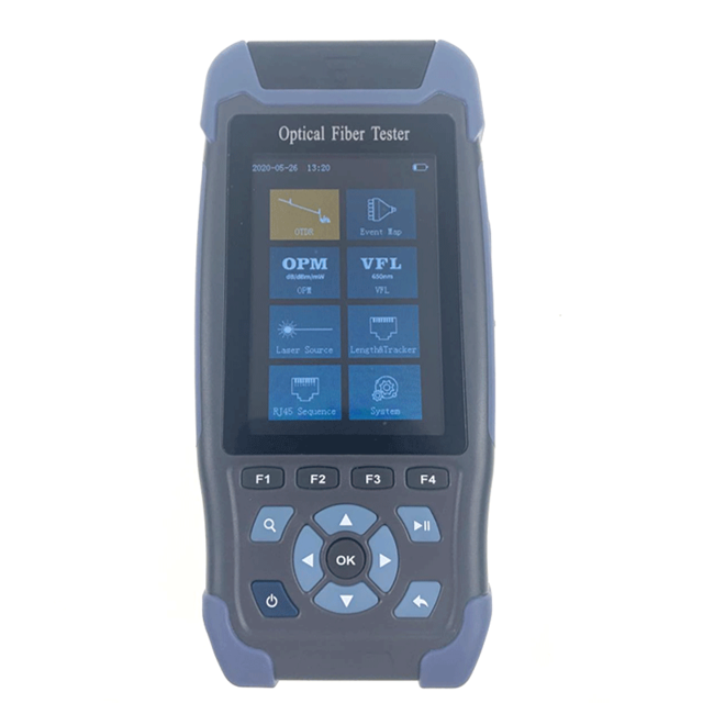 1310 1550nm 24/22dB 60KM handheld smart mini pro 9 in 1 multifunction fiber optic OTDR with cooper ethernet tester