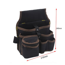 Load image into Gallery viewer, Belt Waist Pocket Case High Capacity Tool Bag Waist Pockets Electrician Tool Bag Oganizer Carrying Pouch Tools Bag