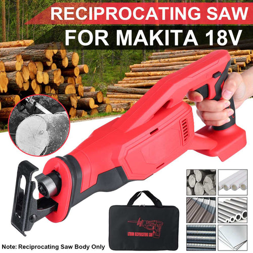 Electric Cordless Reciprocating Saw 18V 32mm Metal Cutting Tool Woodworking Cutter Crank Electric Saw for Makita 18V Battery