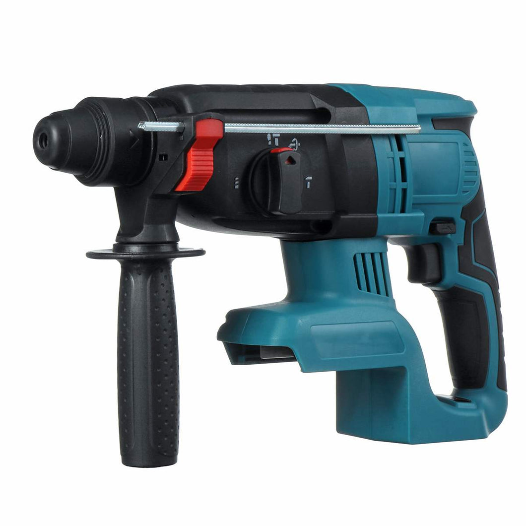 18V 4 Functions Electric Brushless Cordless Rotary Hammer Drill Rechargeable Hammer 27mm Impact Drilll For 18V Makita Battery