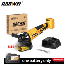 Load image into Gallery viewer, 125mm Brushless angle grinder without battery applicable to the battery of Makita