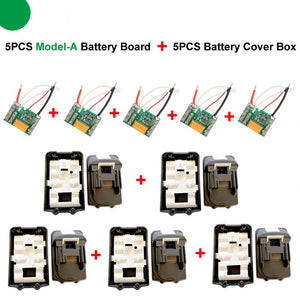 18V Makita Battery Chip PCB protect Board and Plastic Cover Box Case Replacement for Makita BL1830 BL1840 BL1850 LXT400 SKD88