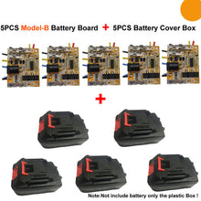 Load image into Gallery viewer, 18V Makita Battery Chip PCB protect Board and Plastic Cover Box Case Replacement for Makita BL1830 BL1840 BL1850 LXT400 SKD88